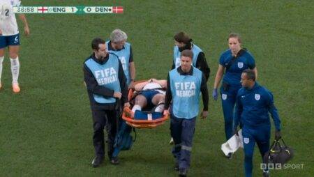 Keira Walsh carried off pitch on stretcher and in tears during World Cup clash in major injury blow for England
