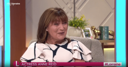 Lorraine viewers spot Anne Reid’s awkward reaction after host breaks promise: ‘If looks could kill’