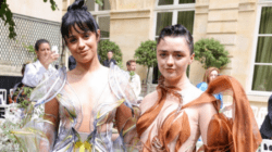 Camila Cabello and Maisie Wiliams stun in sheer whimsical frocks as they brush off recent love splits at Paris Fashion Week