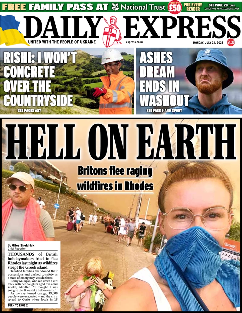 Daily Express - Hell on Earth