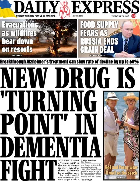 Daily Express – New drug is turning point in dementia fight 