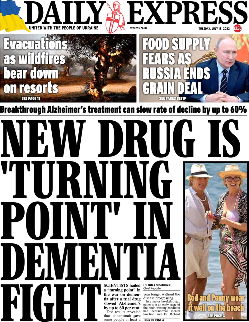 Daily Express - New drug is turning point in dementia fight
