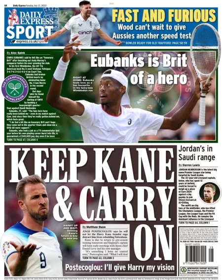 Express Sport – Keep Kane and carry on