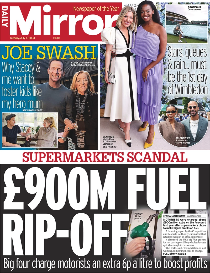 Daily Mirror - £900m fuel rip-off