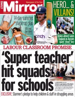 Daily Mirror – ‘Super teacher’ hit squads for schools 