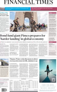 Financial Times – Bond fund giant Pimco prepares for ‘harder landing’ in global economy  