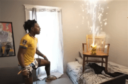 IShowSpeed nearly burns house down on July 4 with Pikachu firework