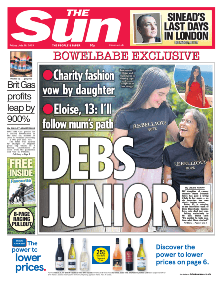 The Sun - Debs junior