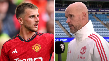 Mason Mount reacts to Manchester United debut as Erik ten Hag praises impact vs Leeds