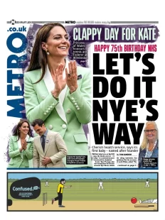 Metro – NHS anniversary: Let’s do it NYE’s way