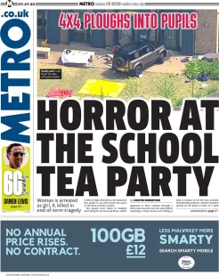 Metro – Horror at the school tea party 