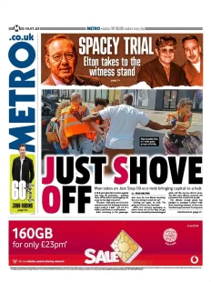 Metro – Just shove off 