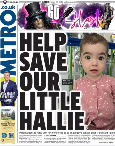 Metro - Help save our little Hallie