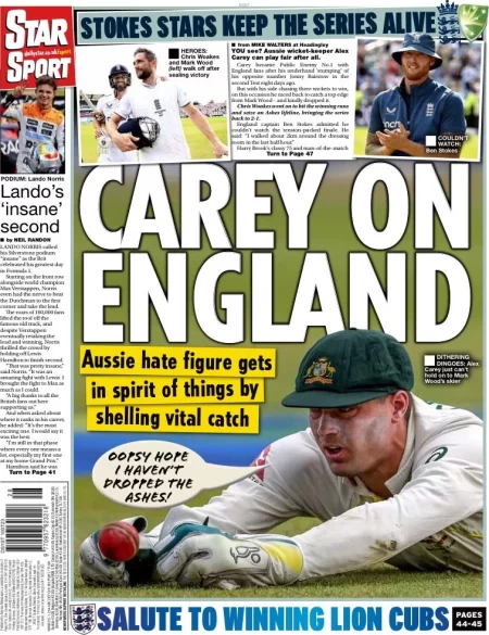 Star Sports – Carey on England 