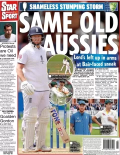 Daily Star Sport – ‘Same old Aussies’