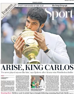 Telegraph Sport – Arise, King Carlos 