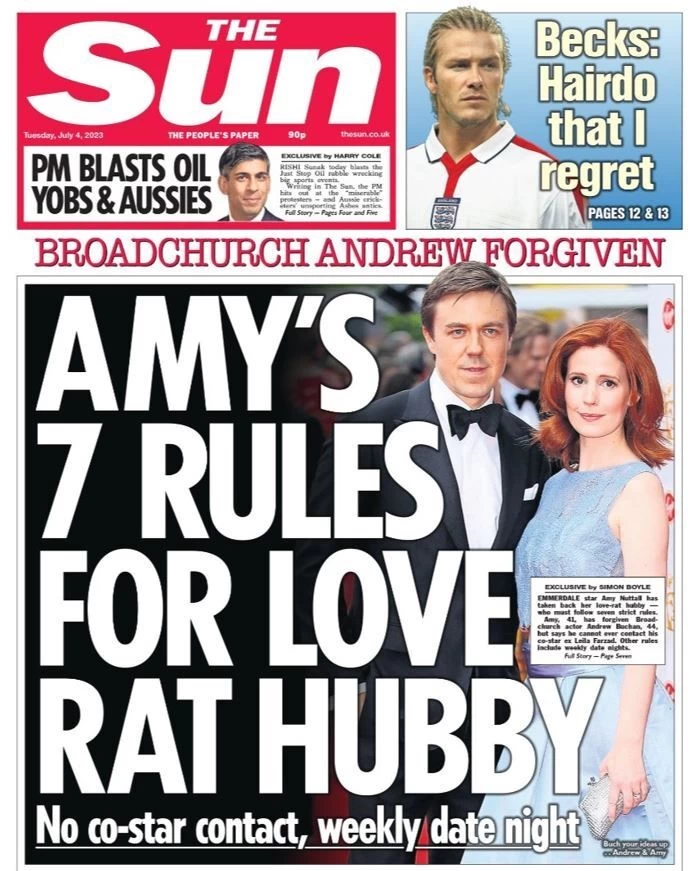 The Sun - Amy’s seven rules for love rat husband