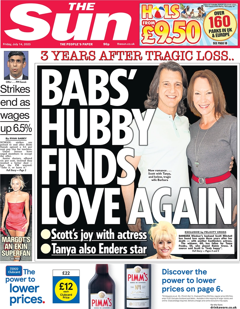 The Sun - Babs’ hubby finds love again