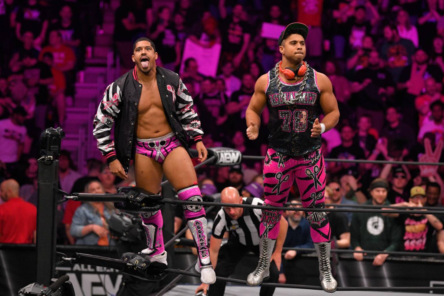 Gay wrestler Anthony Bowens wins AEW championship with The Acclaimed at historic Wembley Stadium show