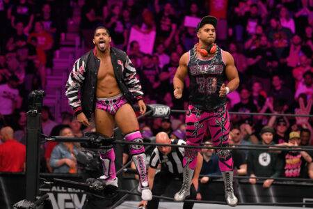 Gay wrestler Anthony Bowens wins AEW championship with The Acclaimed at historic Wembley Stadium show