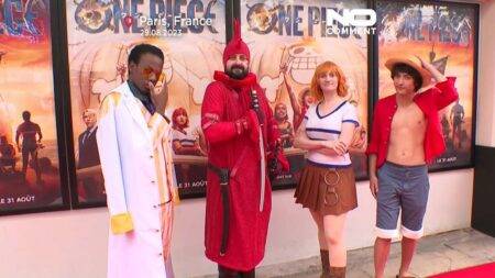Watch: Fans of the famous Japanese manga ‘One Piece’ flock to see the first Netflix episodes