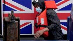 English channel rescue operation underway after migrant boat capsizes