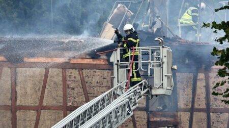 Eleven people missing in France after fire in holiday home