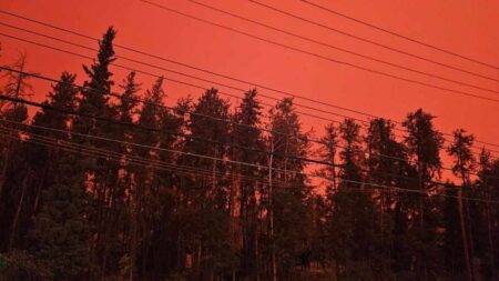 Canada wildfire: Race to evacuate city as blaze approaches