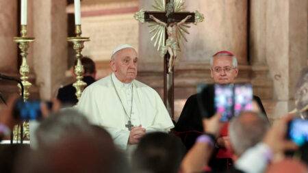 Pope Francis meets clergy sex abuse victims in Portugal