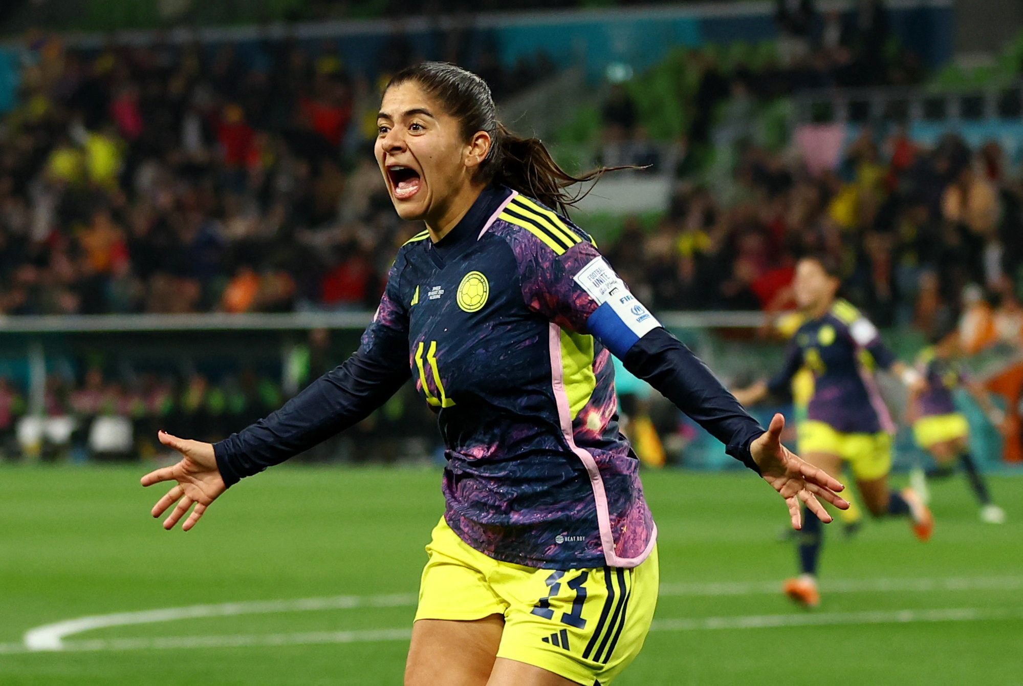 Colombia 1-0 Jamaica: Hard-fought victory sets up last-8 clash with England