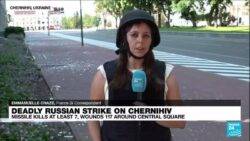 Russia launches deadly missile strike on Chernihiv central square