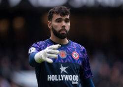 Arsenal submit opening bid for Brentford goalkeeper David Raya