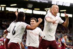 Erling Haaland scores twice as Manchester City beat Burnley in Premier League opener