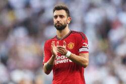 Bruno Fernandes calls for apology from referee after Manchester United lose to Tottenham