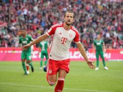 Harry Kane reacts to dream home league debut as flying Bayern Munich start continues
