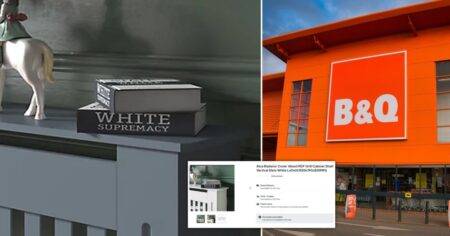 B&Q apologises after books on ‘White Supremacy’ spotted in radiator advert