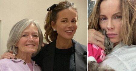 Kate Beckinsale in tears and ruminates on grief as mother is hospitalised