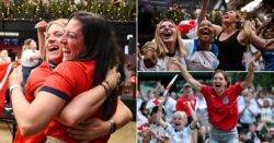 England fans go wild as Lionesses make history by reaching Women’s World Cup final