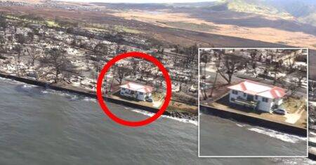 Single home at water’s edge miraculously untouched by Maui wildfires – just like church