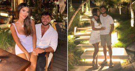 Ekin-Su Cülcüloglu and Davide Sanclimenti cosy up on holiday and fans are buzzing