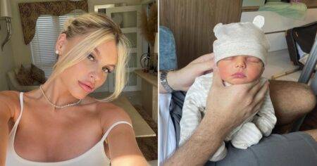 Love Island star Hayley Hughes gives birth to first child with mystery boyfriend