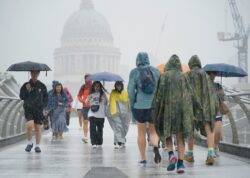 Amber warnings for wind issued as UK braces for Storm Antoni