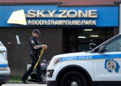 Man shot dead at a trampoline park