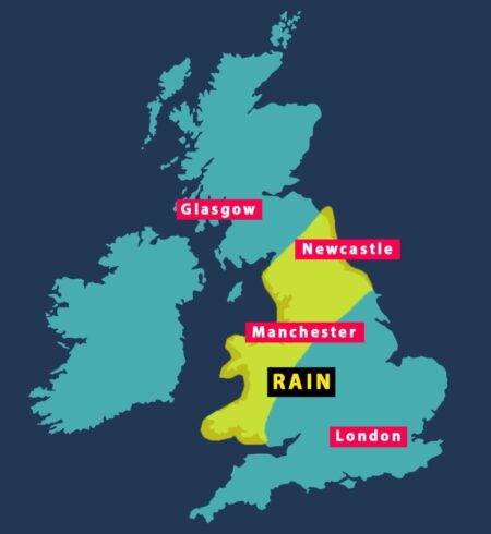 Parts of UK could reach 30°C next week – but only after yet another drenching