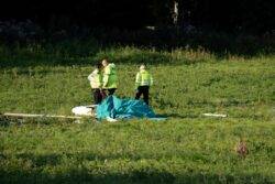 Major incident after two gliders crash in mid-air and plummet to the ground