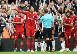 Gary Neville slams ‘rash’ Virgil van Dijk after red card against Newcastle