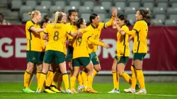 Australia 2-0 Denmark: Co-hosts book their place in last-8 in confident performance