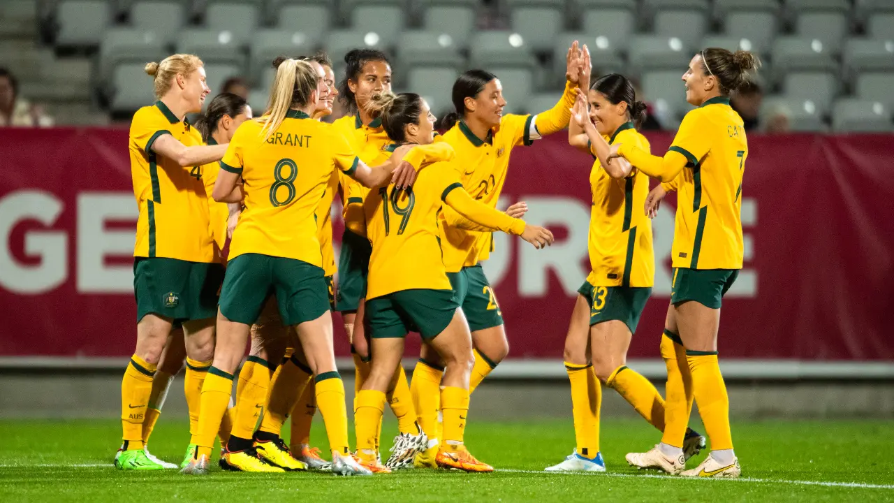 Australia 2-0 Denmark: Co-hosts book their place in last-16 in confident performance