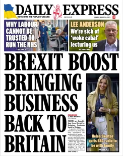 Daily Express – Brexit boost bringing business back to Britain 