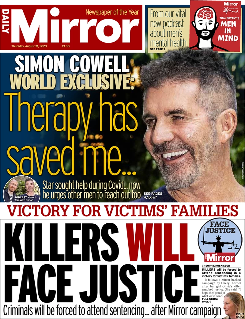 Daily Mirror - Killers will face justice
